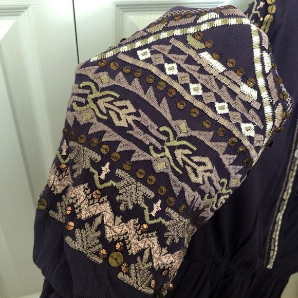 Free People Stitch Up Your Heart Beaded Tunic - Picture 11 of 12